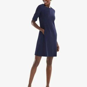 NWT MM Lafleur The Emily Dress Deep Indigo Plus Size 14 Career Workwear